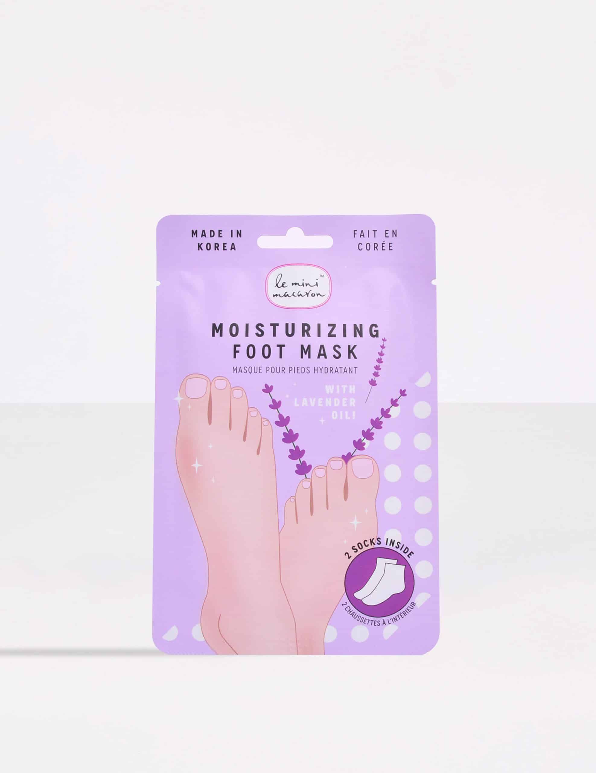 Maska na nohy Moisurizing foot mask levanduľa