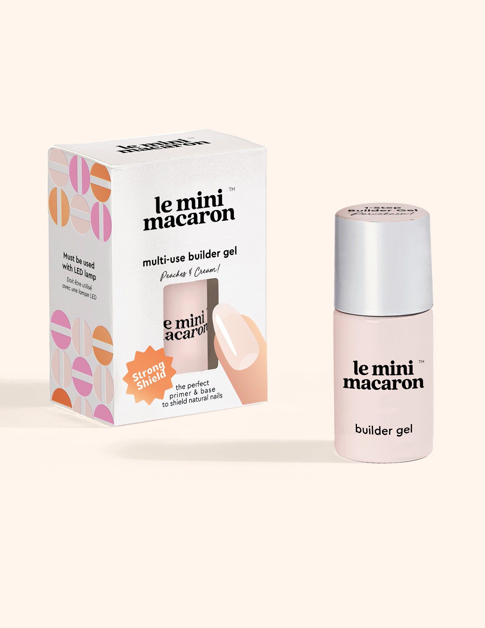 Viacúčelový stavebný gél Builder - Peaches & Cream