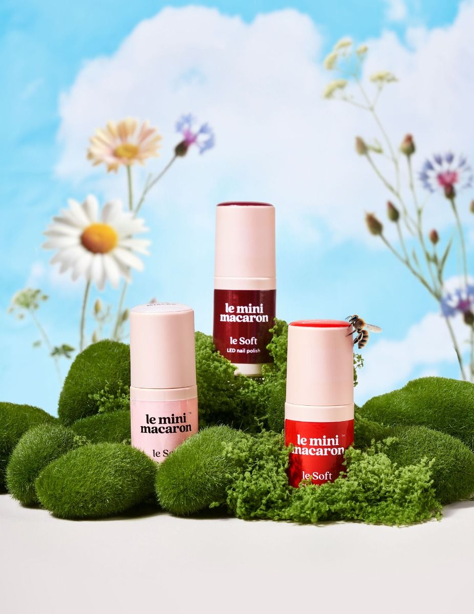 Sada na bio gélovú manikúru Le Soft  Rouge Dahlia