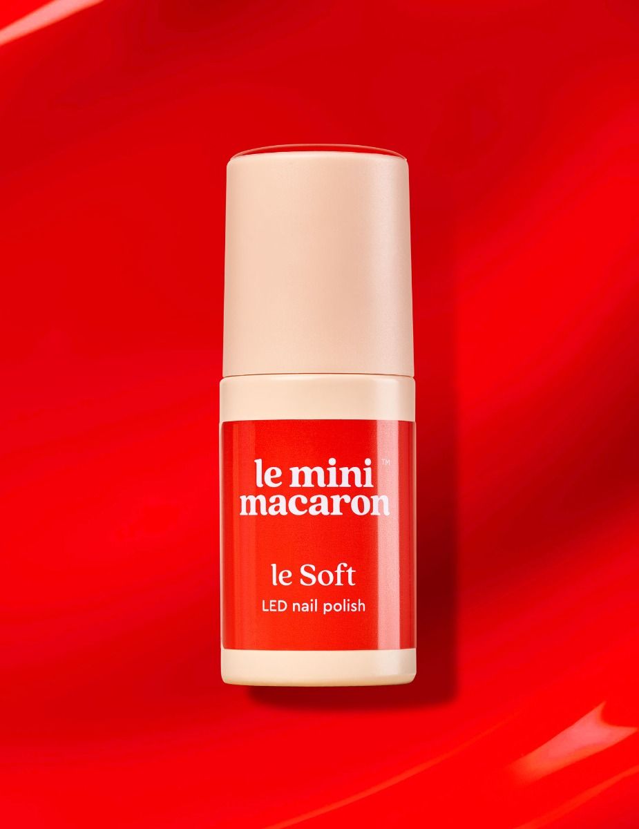 Sada na bio gélovú manikúru Le Soft  Rouge Coquelicot