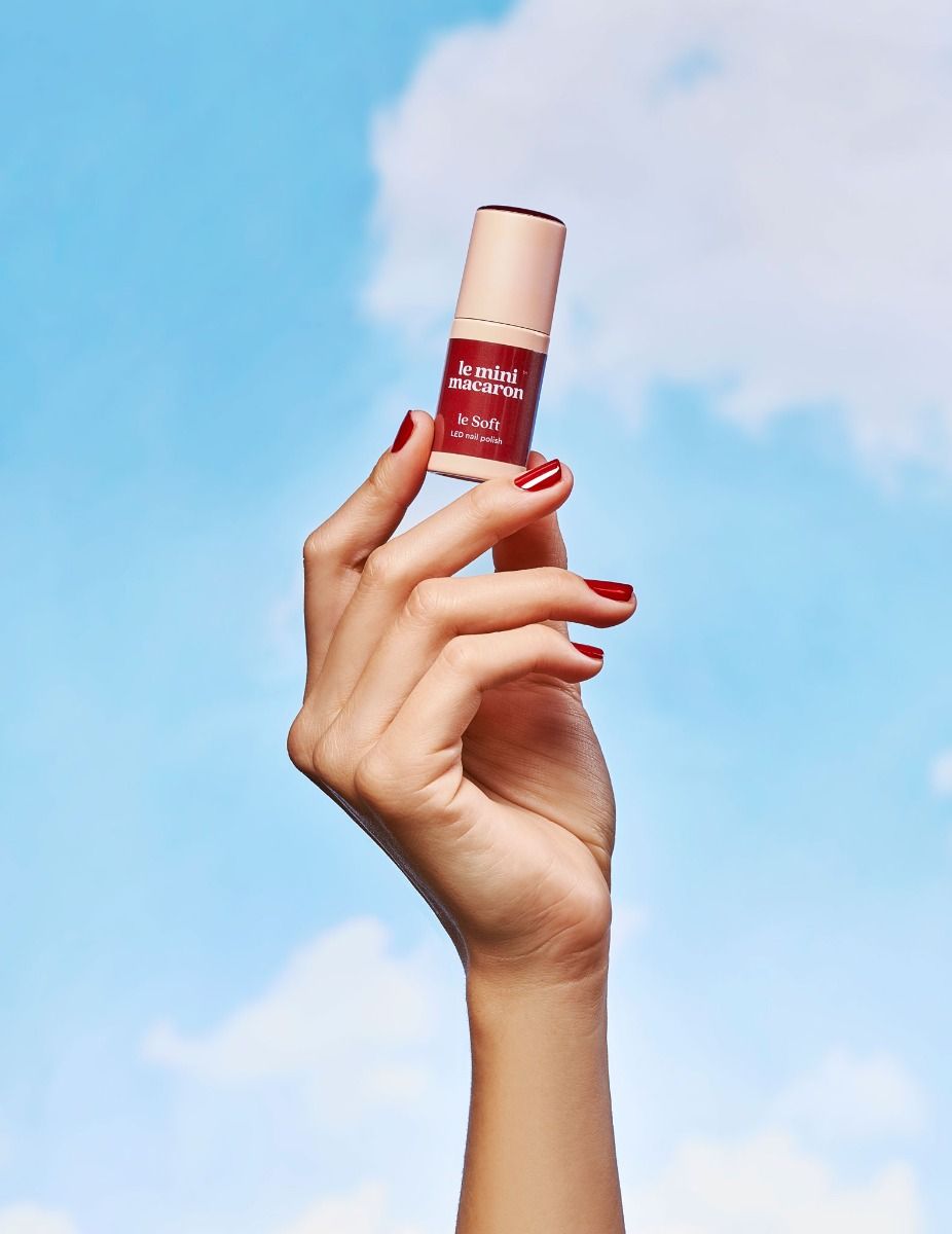 Sada na bio gélovú manikúru Le Soft  Rouge Dahlia