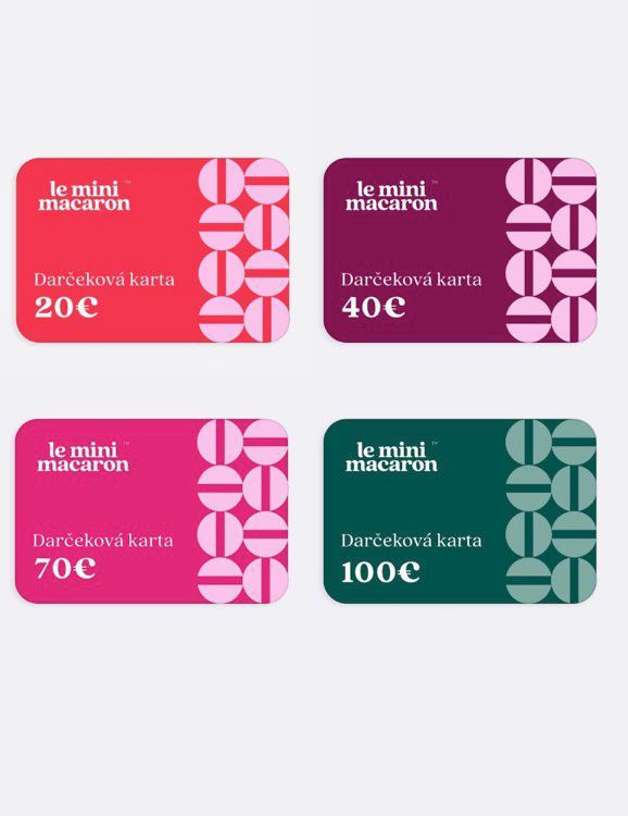 Darčeková karta Le Mini Macaron