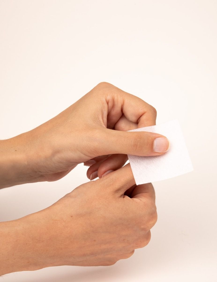 Bio obrúsky na odmastenie/odľakovanie  nechtov bez chĺpkov