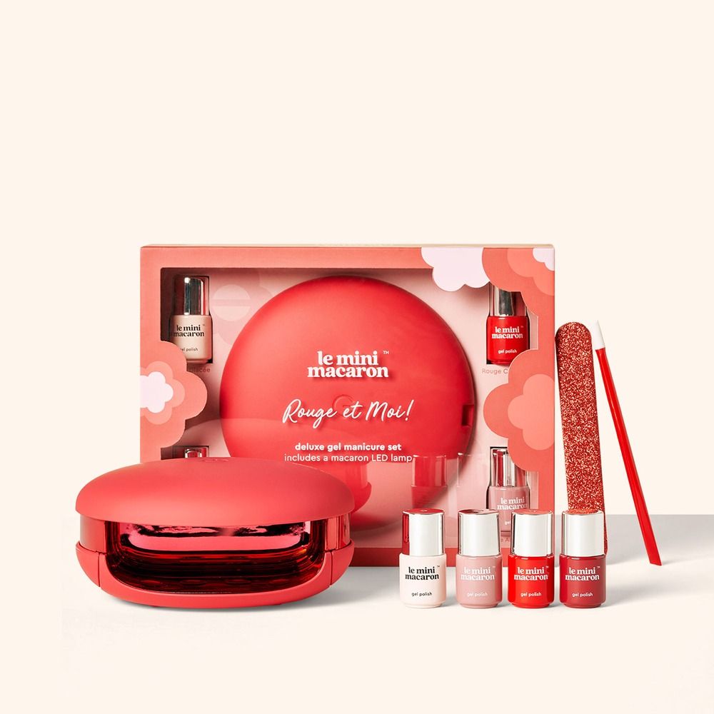 Luxusný set na gélovú manikúru "Rouge & Moi" limitovaná edícia