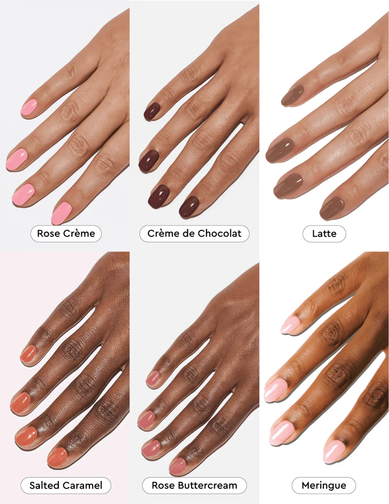 Medium-Dark Nudes & Neutrals - Sada gelových laků